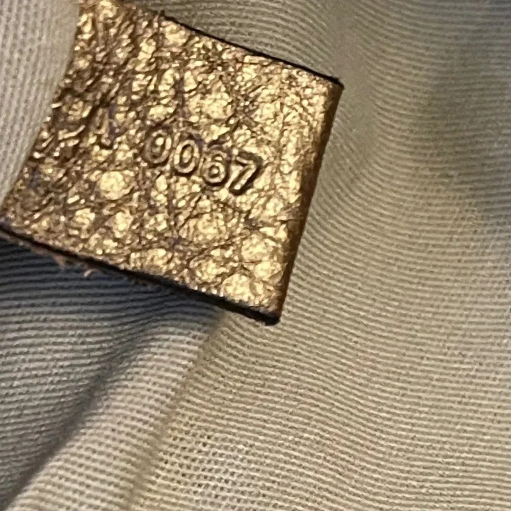 Givenchy Bronze Lambskin Foldover Satchel
